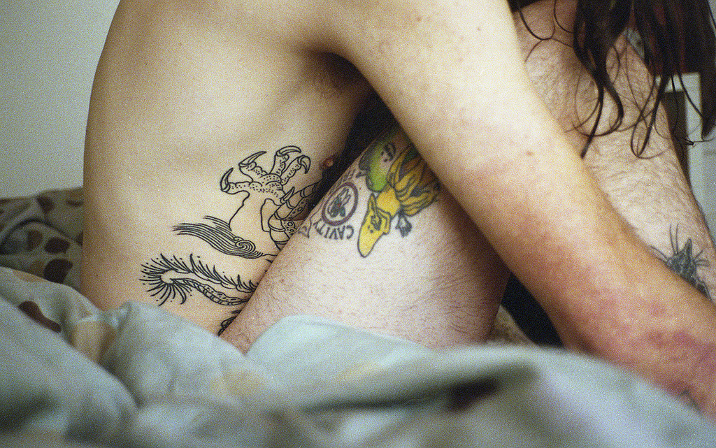 vivian-fu:  Tim Hugging His Legs, Inner Richmond District, November 2012 by Vivian