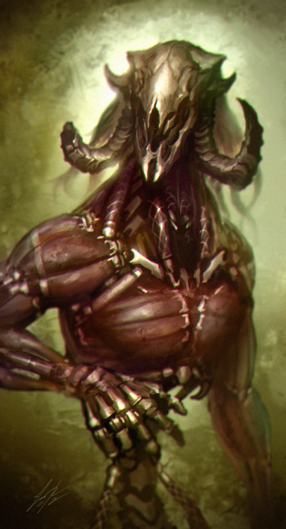 postblackmetalsatan:  Jungleshamanrobothorn By artmagix 