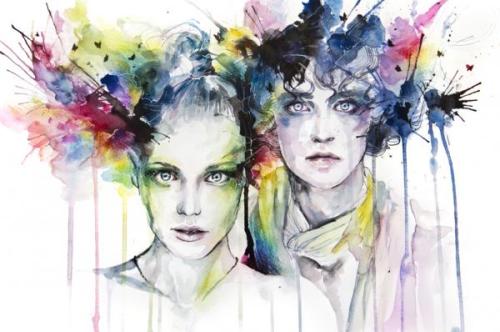 dontforgetyourself:  taktophoto:  Watercolor Paintings by Silvia Pelissero  *