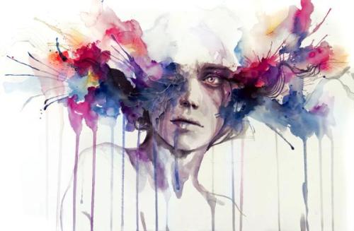 dontforgetyourself:  taktophoto:  Watercolor Paintings by Silvia Pelissero  *