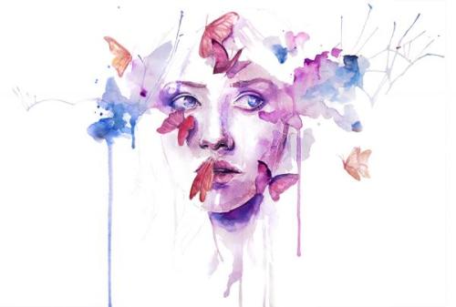 dontforgetyourself:  taktophoto:  Watercolor Paintings by Silvia Pelissero  *