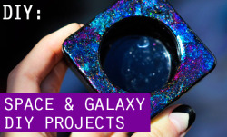 DIY: Galaxy & Space Crafts 101 | GIF