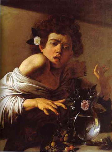 fuckyeaarthistory: Boy Bitten by a LizardMichelangelo Merisi da Caravaggio (Caravaggio)c. 1586-