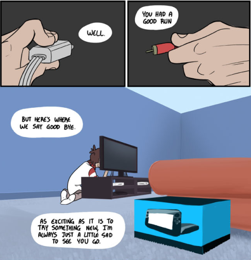 n1ght123:  insanelygaming:  Passing the Torch Created by Fanboys-Online    So long as the next doesn’t have backwards compatibility I will not get rid of it.