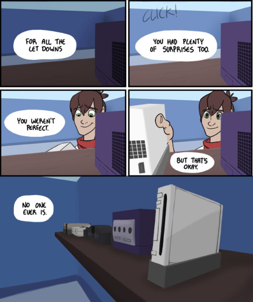 n1ght123:  insanelygaming:  Passing the Torch Created by Fanboys-Online    So long as the next doesn’t have backwards compatibility I will not get rid of it.