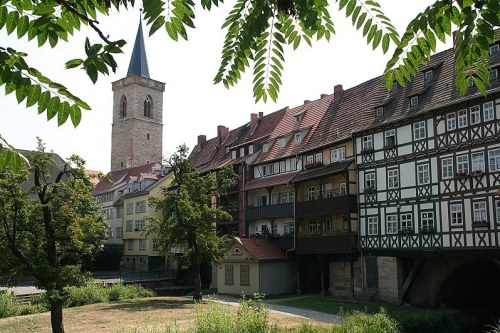 (via Krämerbrücke#3, a photo from Thuringen, East | TrekEarth)Erfurt, Thuringia, Germany