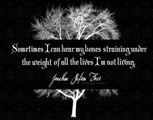 mortisia:  Jonathan Safran Foer 