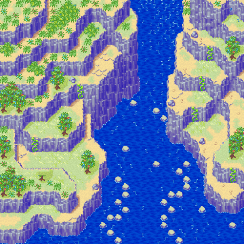 8bit-ghost:  Golden Sun 2, Locations A beautiful game, and absolutely my favorite Fantasy-RPG series ever. The detail of each environment…gorgeous. 