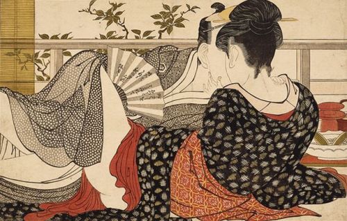 Folio from Uta makura (The Poem of the Pillow)Kitagawa Utamaro1788 (Edo Period)The British Museum, L