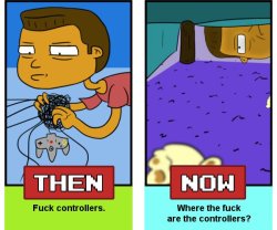 dorkly:  Gaming, Then & Now