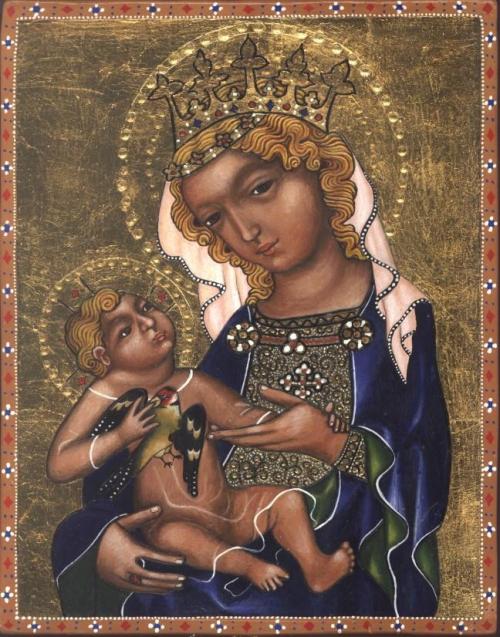 allaboutmary:A Gothic Madonna from the Czech Republic, 14th century.