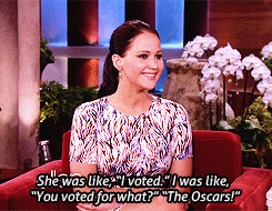 jenniferlawrencedaily:   Jennifer Lawrence on Ellen  