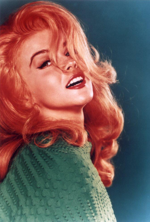 lostsplendor:Ann Margret, Green Sweater