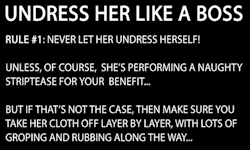 every-seven-seconds:  Undress her like a boss.