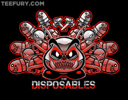 gamefreaksnz:  The Disposables by pertheseus - Sold on November 20th at Teefury Enemies that just keep on coming… USDบ for 24 hours only Follow the artist on Tumblr