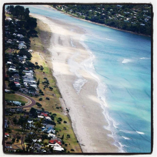 Mountain top lookout at pauanui