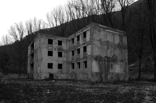 eastberliner: derelict concrete block , caucasus 2012
