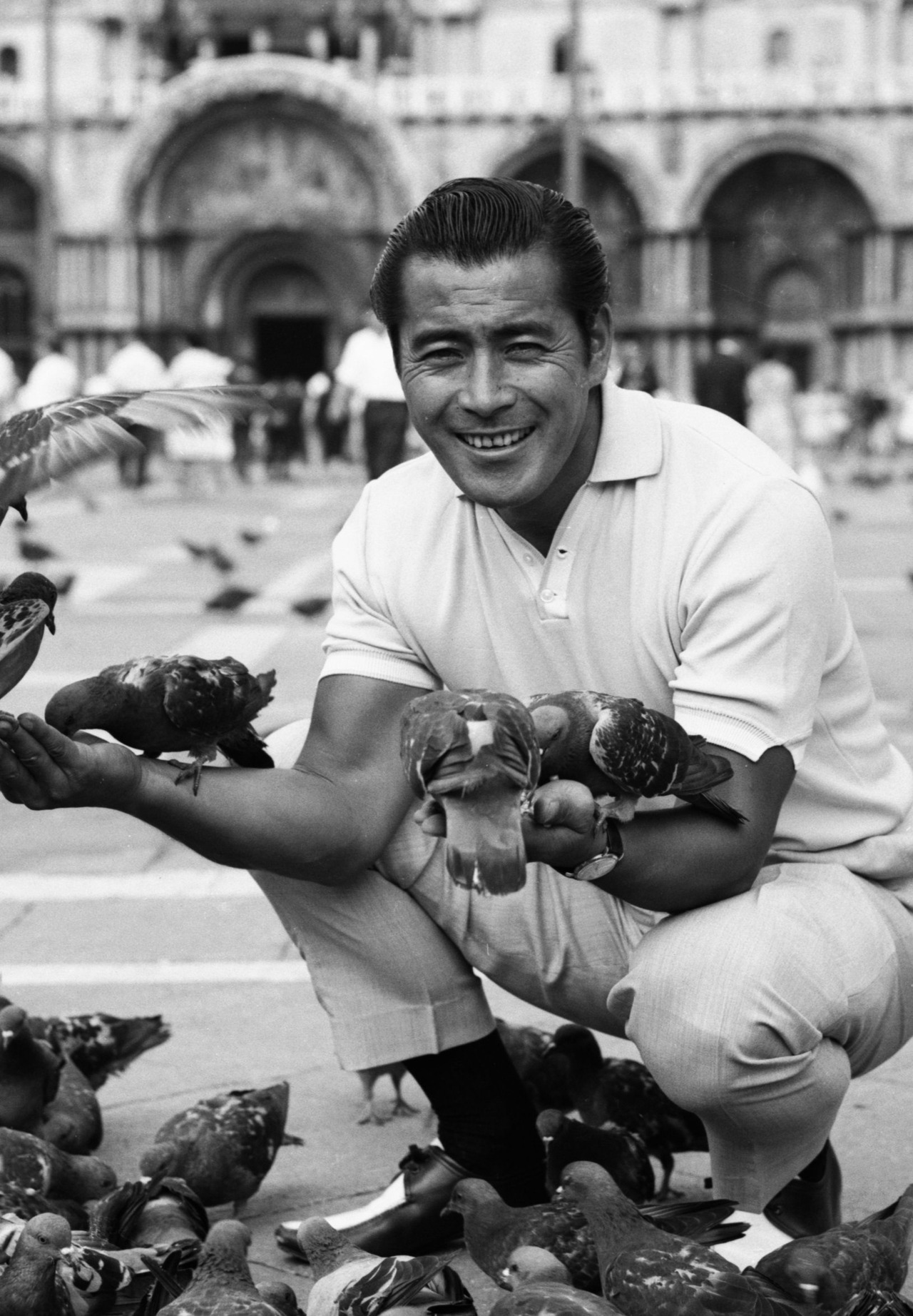 三船敏郎 Bobertsbobgomery Toshiro Mifune In Venice 1961 三船敏郎 Bobertsbobgomery Toshiro Mifune In Venice 1961
