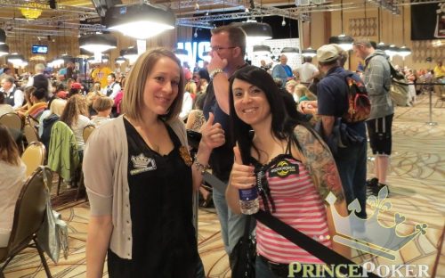 Genevieve Gloutnez et Laurence Grondin WSOP 2012