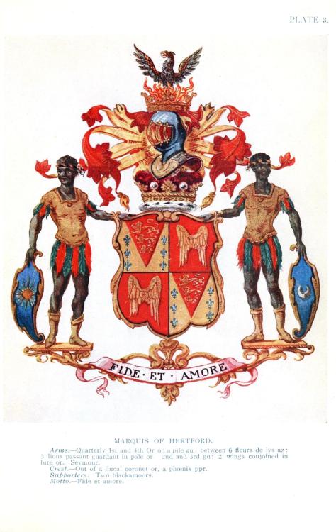 Arms of the Marquess Of Hertford.  