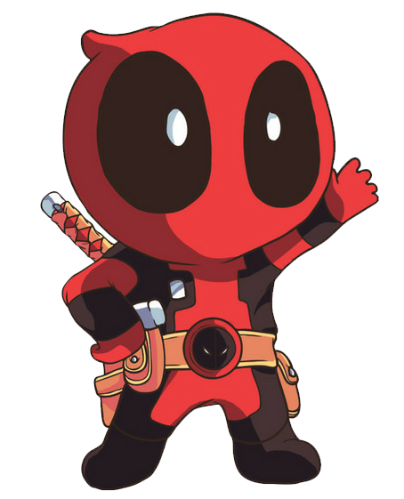 temporalfluxinfinity:  Chibi Deadpool by Mary homovikings:   here’s a transparent deadpool to put on