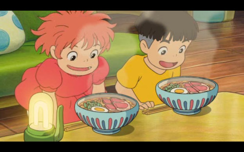 iamproductive:Ponyothe desire for Studio Ghibli food only leads 2 the disappointment of ten plates o