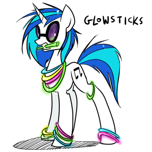 nastylady:  Why can’t I hold all these glowsticks? 