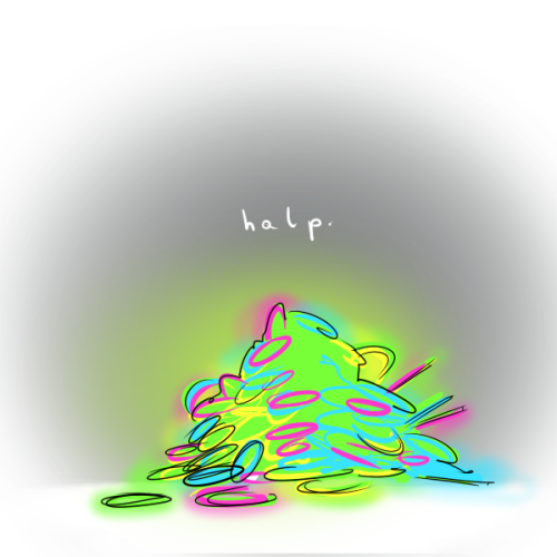 nastylady:  Why can’t I hold all these glowsticks? 
