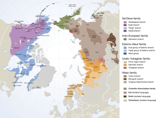 time-for-maps:Demography of indigenous peoples of the Arctic based on linguistic groups. (Source)