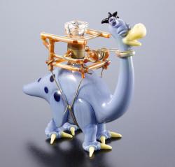 smotpoke:  Elbo x LORD Flintstone’s Dinosaur Crane High End Glass Blog 