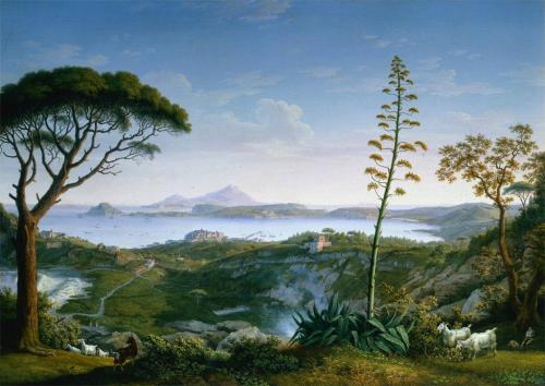 View of the Gulf of Pozzuoli from the SolfataraPhilipp Hackert (German; 1737–1807)1803Oil on canvasT