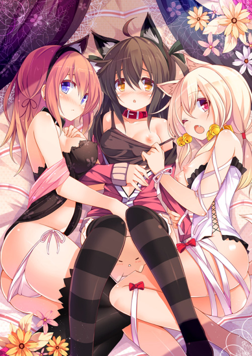 nocatgirlsnsfw:  No Catgirls Here NSFW Artist: Chiri (atlanta)