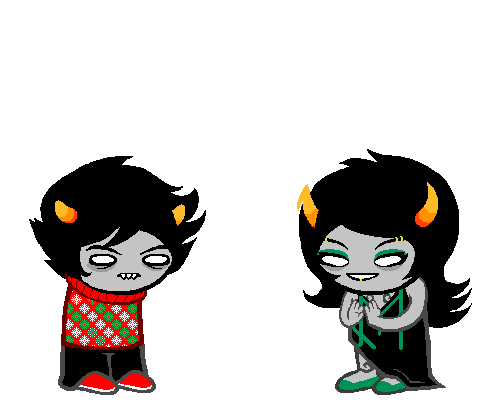 canonurl:  ittybittyterezicommittee:   I lo+ve it!!  Porrim makes Kankri something
