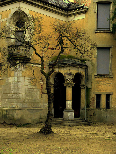 bluepueblo:  Abandoned Castle, Konstancin, Poland photo via kim 