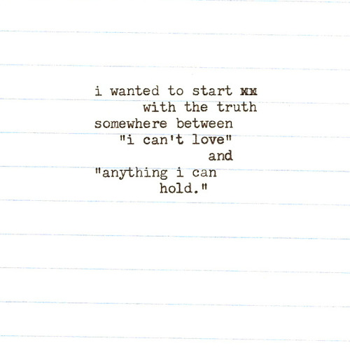 emptycupboard:  Things We Tell Ourselves in the Dark, pt 8 (by poorly written history) 