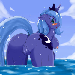 Luna, come back to me, into the water you tease - ZiD