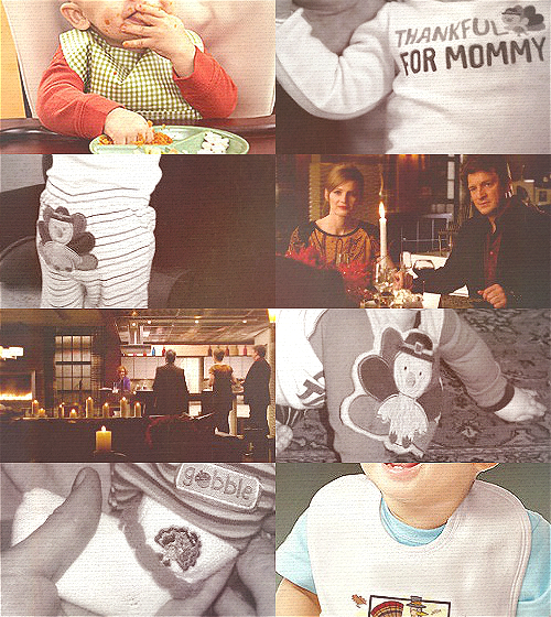 loismagic:   Castle AU Scenario  Castle and Beckett and baby’s first Thanksgiving.