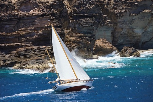 Classic Boat Saliling by Franco Pace