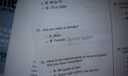 quickweaves:  collaterlysisters:  howtobeafuckinglady:  skinandbands:  howtobeafuckinglady:  tin-d0g:  xeansan:  camerongale:  drakensberg:  ttthegingerqueer:  Just filled out my health insurance forms!  yeah!!! fucking around with health insurance forms!