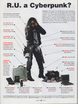 slowgrave:  “R.U. a Cyberpunk?” from Mondo 2000 magazine, no. 10, 1993