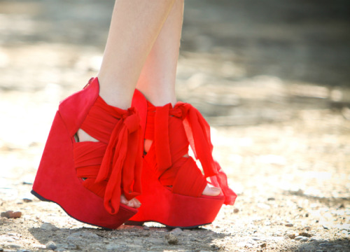 Red shoes