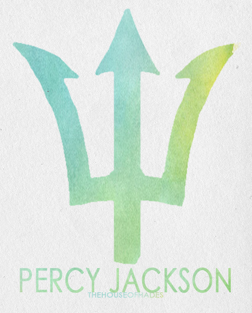 thehouseofhades:  Minimalist Poster 1/7: Percy Jackson: The Son of Poseidon (x)(Ψ)(x) 