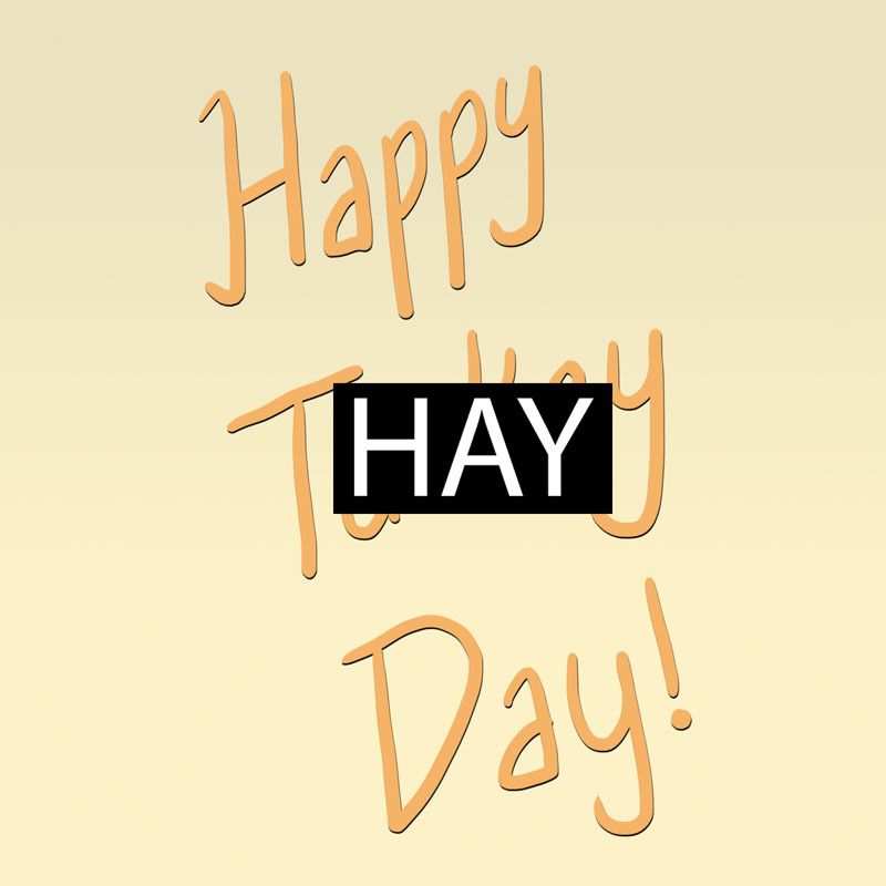 jakelionstumblr:  Happy Hayday Everypony  This is way too adorable. Happy tasty hay,