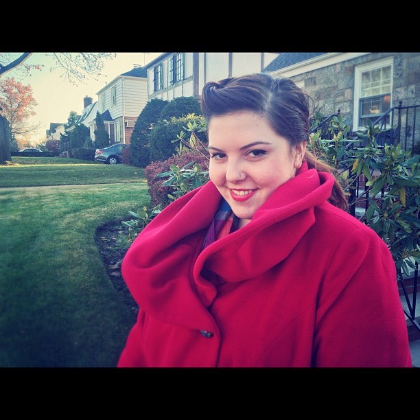 The beautiful Mary Lambert @marylambertsing on Thanksgiving in Queens, NY