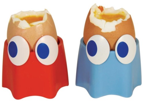 mahlibombing:  Pac-Man Ghost Egg Cups Available for £6.99 from Amazon (via: GeekAlerts)