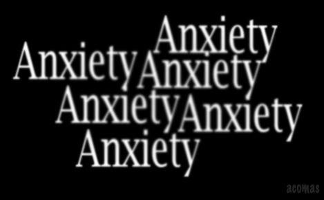 athousandyearsawayfrominfinity:  acomas: Anxiety makes you sweat, cry and have a mental breakdown and when I cry; this is what I see. Blurred vision.  I have an anxiety attack every time i walk in the halls at school, my binder is falling apart because I