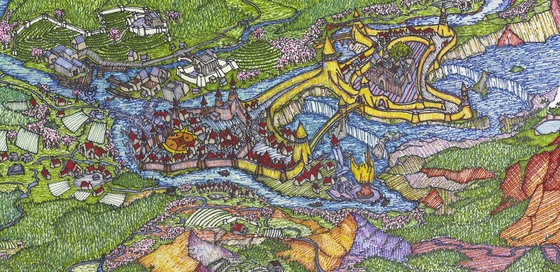Magic: the Gathering Geography Map of Innistrad