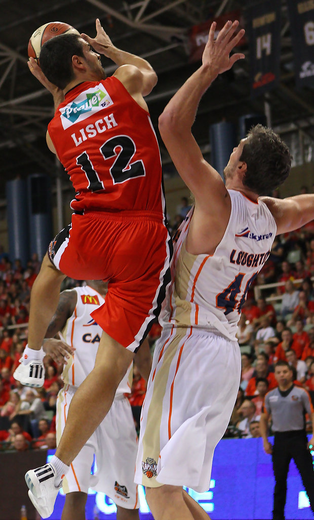 Kevin Lisch, former college basketball player at SLU, now playing pro ball in the