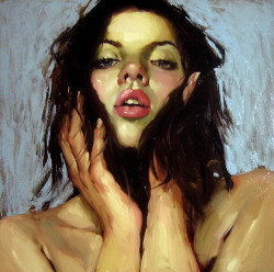 superrobell:  “A good painting to me has always been like a friend. It keeps me company, comforts and inspires.”  - Hedy Lamarr  (Painting by: Malcolm T. Liepke) 