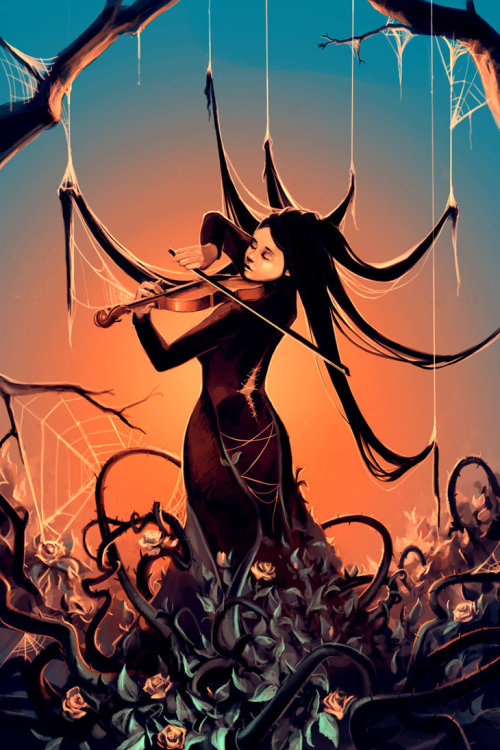 bexminx: zedrin-stormshock: nunsnroses: nijuukoo: Art by Cyril Rolando I feel like this really expre